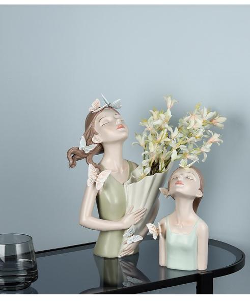 Butterfly Figurine Vase by Veasoon