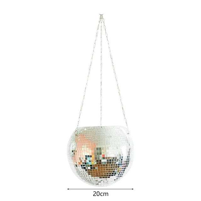 Disco Ball Hanging Pot by Veasoon