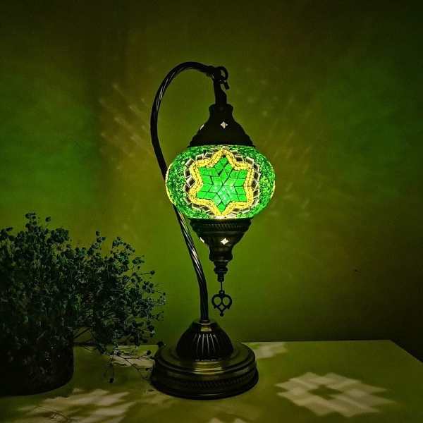 Turkish Mosaic Table Lamp by Veasoon