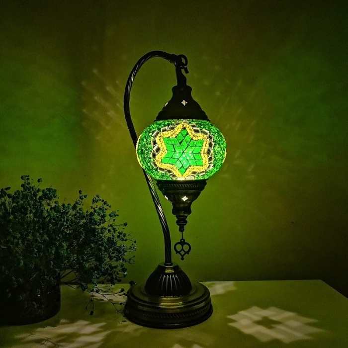Turkish Mosaic Table Lamp by Veasoon