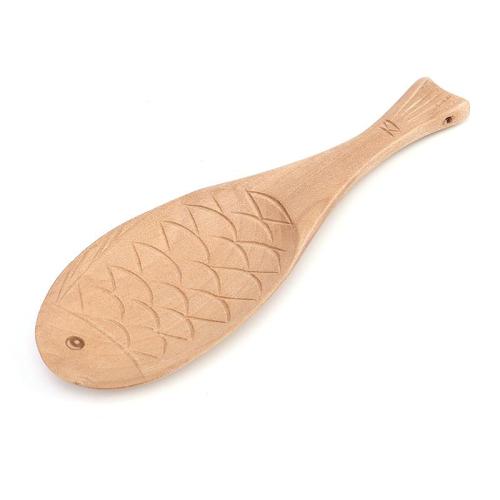 Wooden Fish Rice Spoon by Veasoon