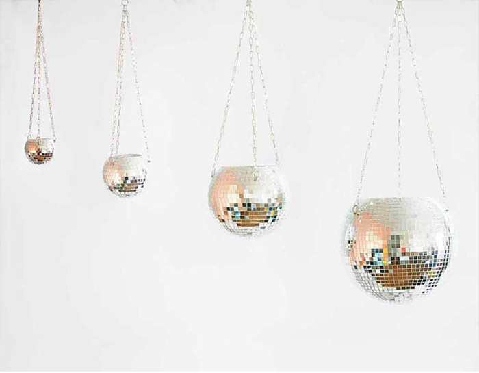 Disco Ball Hanging Pot by Veasoon