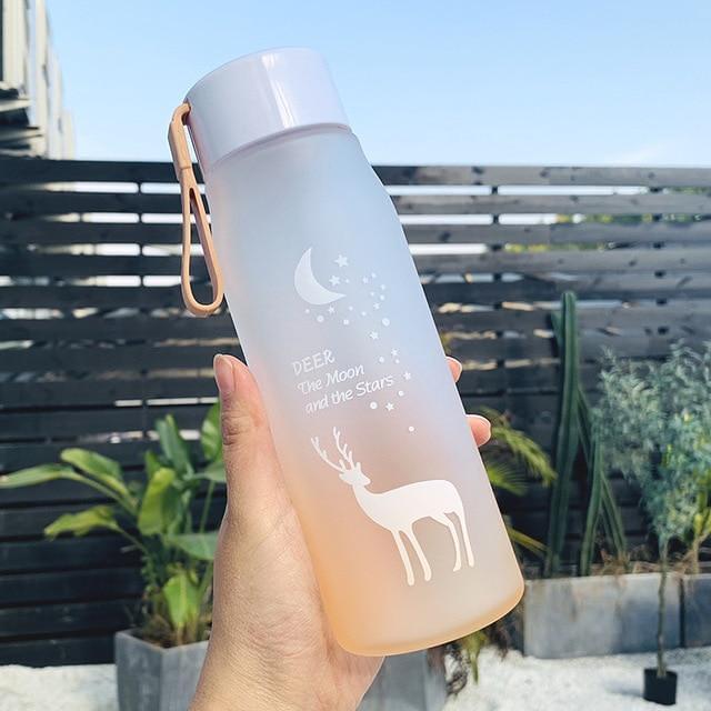 Deer The Moon and The Stars Water Bottle by Veasoon
