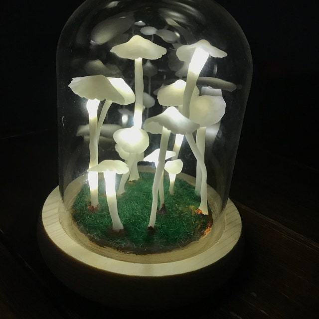 DIY Enchanted Mushroom Forest Lamp by Veasoon