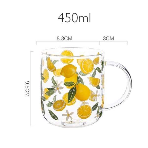 Mushroom Glass Mug by Veasoon