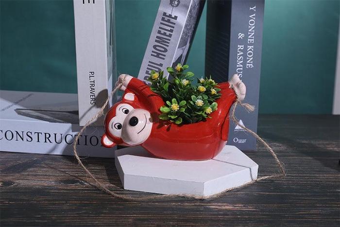 Hanging Mini Animals Plant Pots by Veasoon