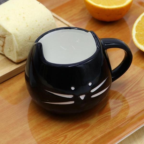 Cute Cat Coffee Mug With Spoon by Veasoon