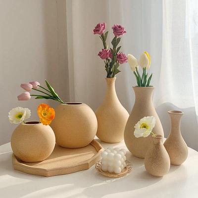 Retro Wooden Vases by Veasoon