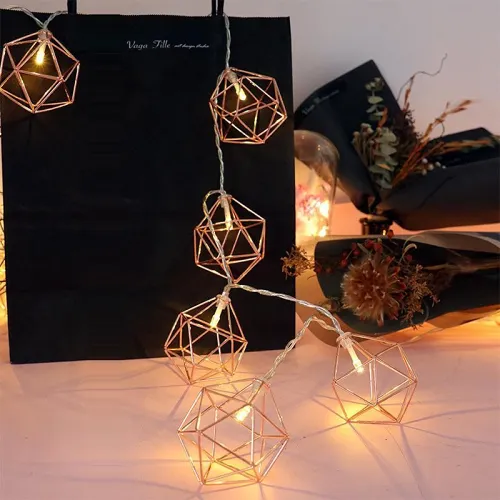 Geometric Hexagon Lights by Veasoon