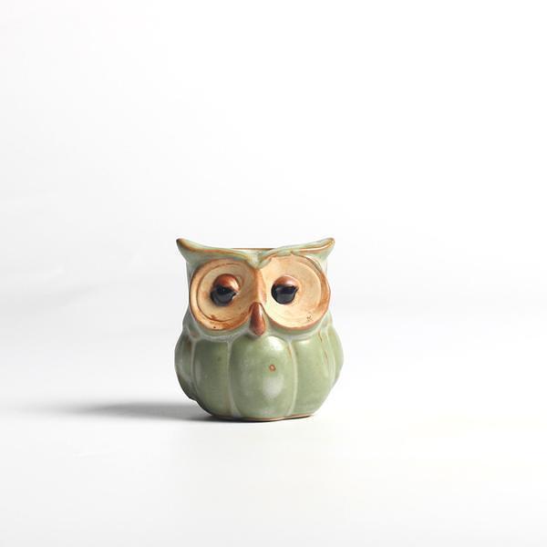 Owl Ceramic Flower Pot Set 5pcs by Veasoon