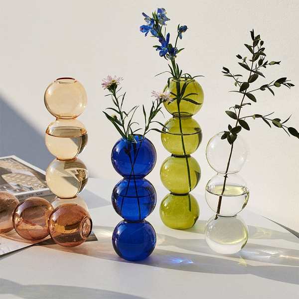 Bubble Glass Vase by Veasoon