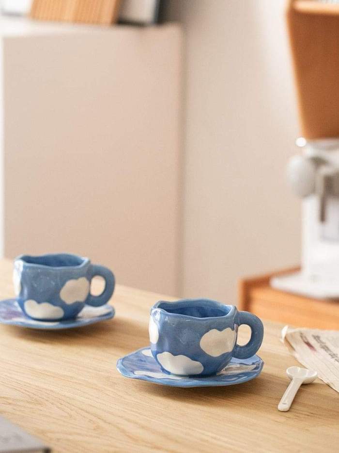 Blue Sky Coffee Mug by Veasoon