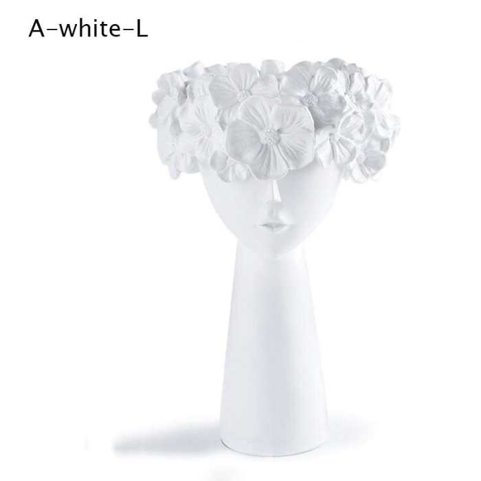 Floral Head Vase by Veasoon