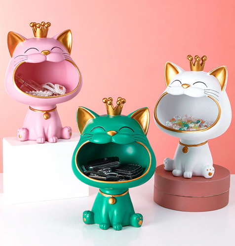Lucky Cat Storage Box by Veasoon