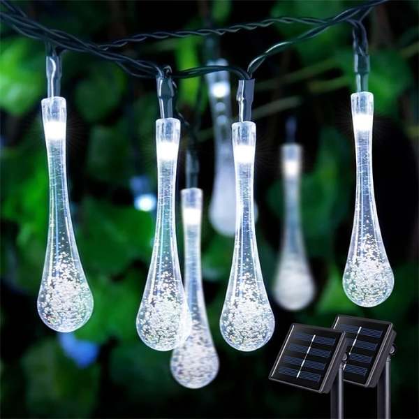Water Drop Solar Lights