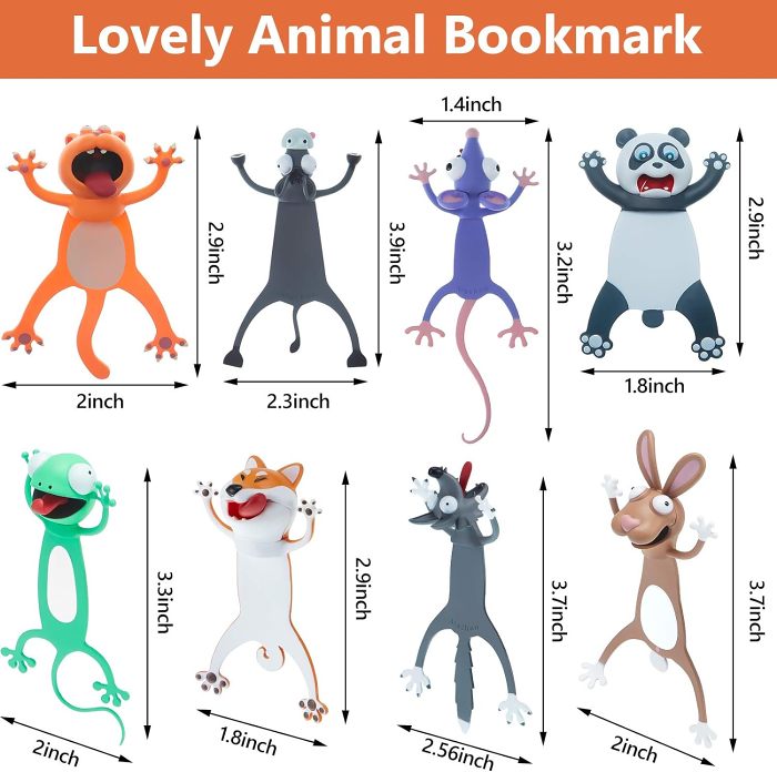 3D Cartoon Bookmarks