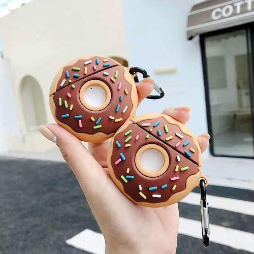 Chocolate Donut Airpods Case by Veasoon
