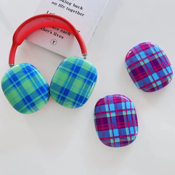 Clueless Tartan Check Headphone Covers (2 Designs) by Veasoon