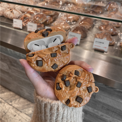Chocolate Chip Cookie Airpod Case Cover (2 Colours) by Veasoon