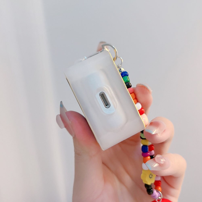 Mirrored Rainbow AirPods Case Cover Wth Strap by Veasoon