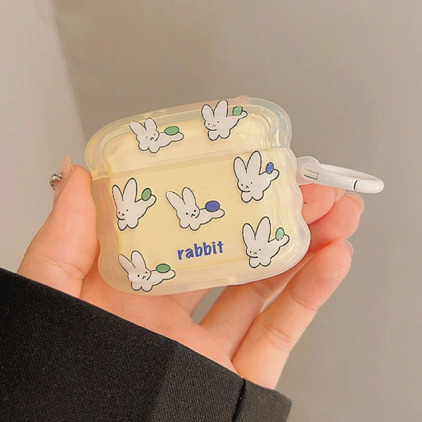 Bunnies AirPods Charger Case Cover by Veasoon