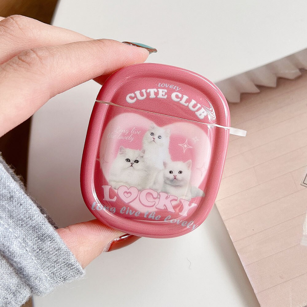 Y2k Kitten AirPods Charger Case Cover (2 Designs) by Veasoon