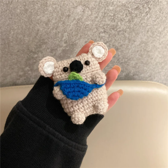 Crochet Koala AirPods Case Cover by Veasoon