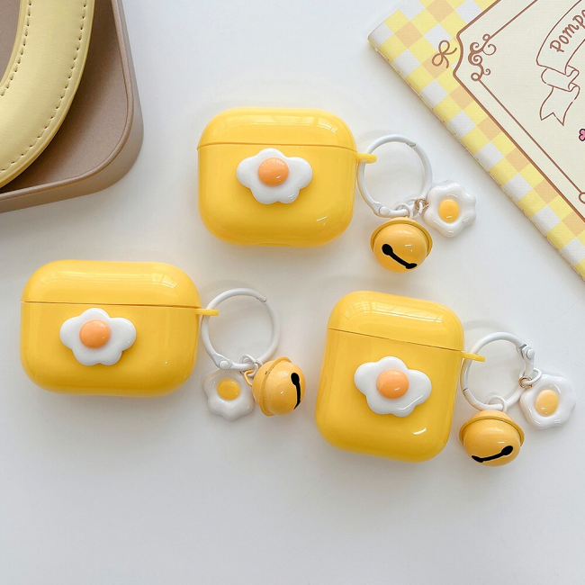 Fried Egg AirPods Case Cover by Veasoon