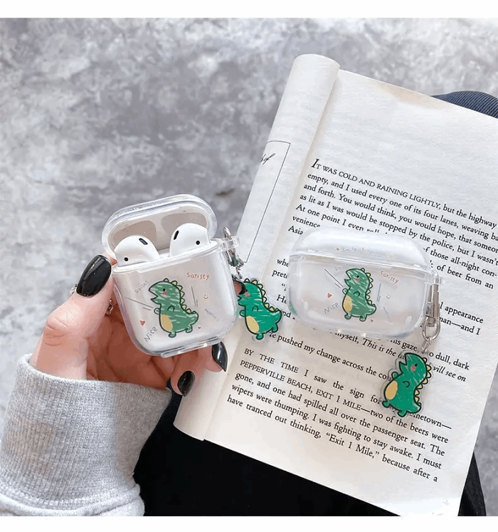 Baby Dinosaur AirPods Charger Case Cover by Veasoon