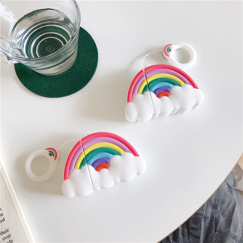 Pastel Rainbow Airpod Case Cover by Veasoon