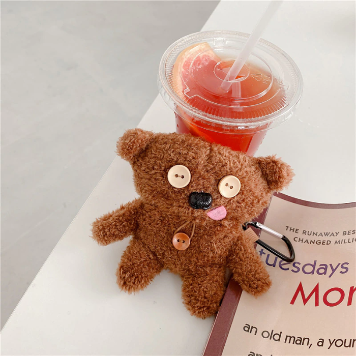 Teddy Bear AirPod Case Cover by Veasoon