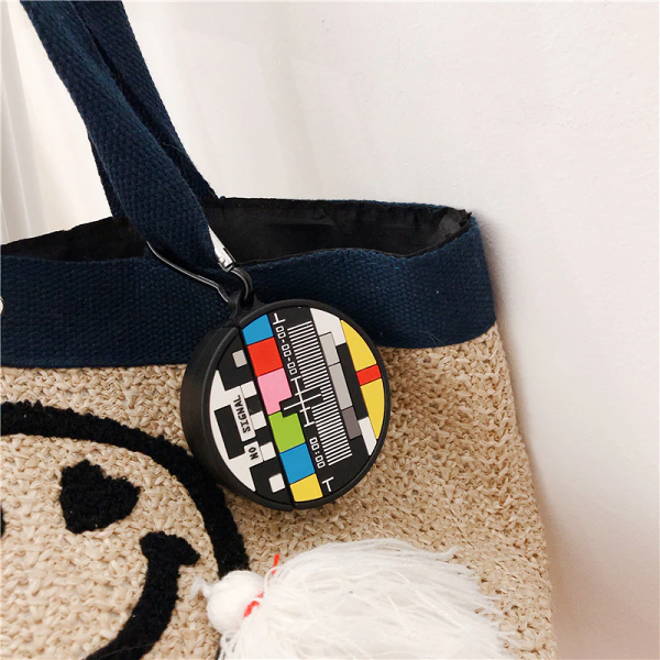 TV Test Pattern Airpod Case Cover by Veasoon