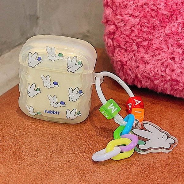 Bunnies AirPods Charger Case Cover by Veasoon