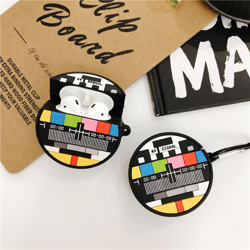 TV Test Pattern Airpod Case Cover by Veasoon
