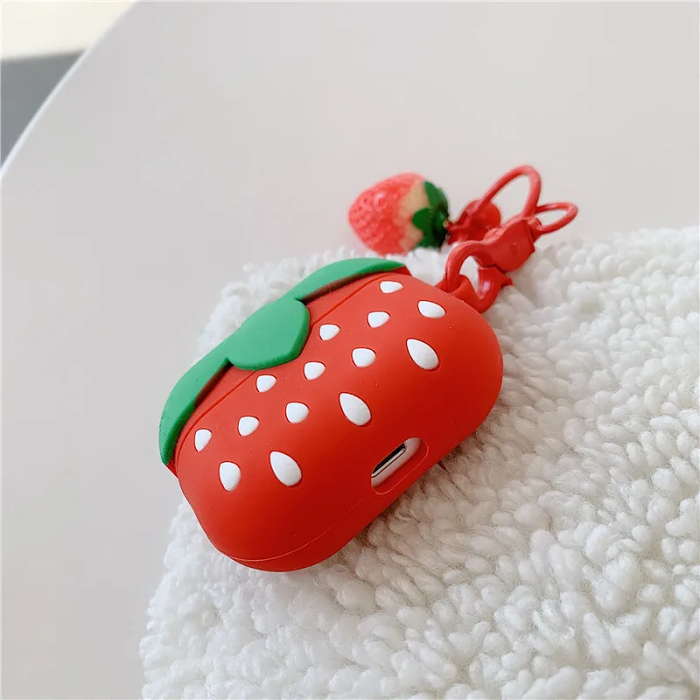 Strawberry AirPods Case Cover by Veasoon