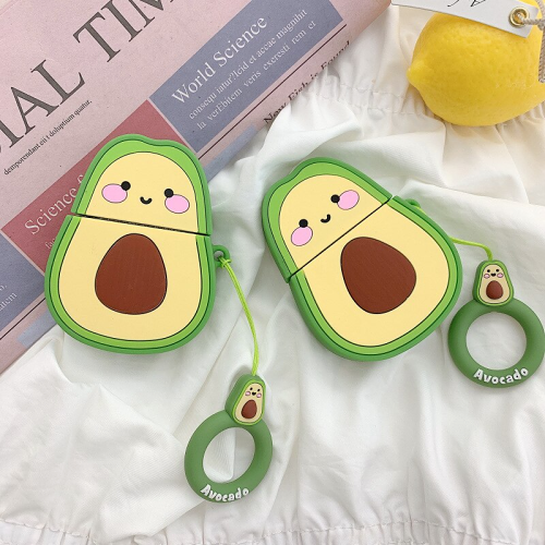 Smiling Avocado Airpod Case Cover by Veasoon