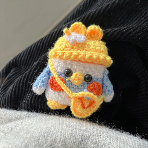 Knitted Baby Chick Airpod Case Cover by Veasoon
