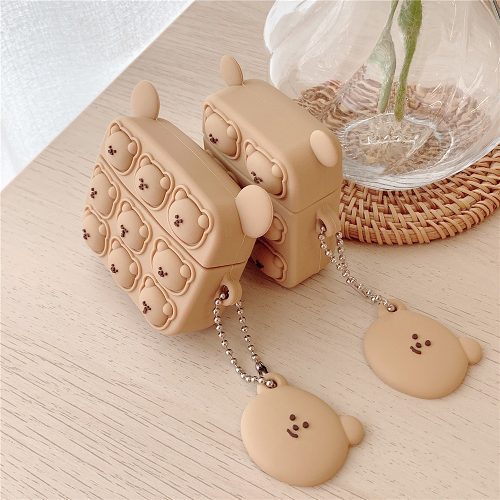 Teddy Bear Fidget Airpod Case Cover by Veasoon