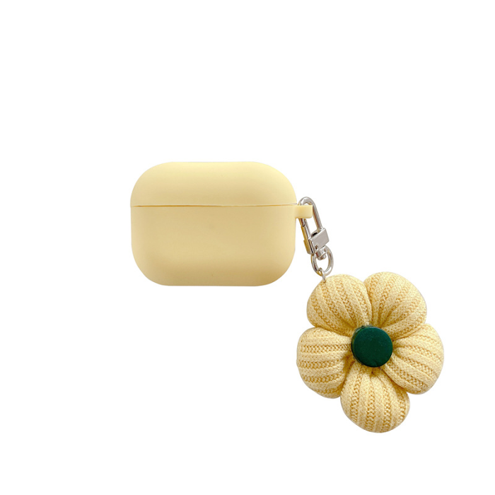 Knitted Daisy Airpod Case Cover (4 Colours) by Veasoon