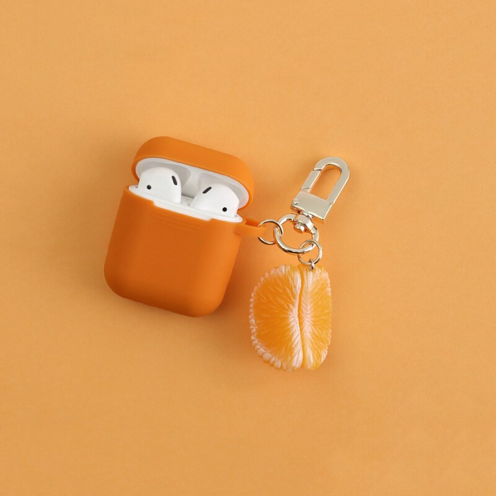 Satsuma Slice Airpod Case Cover (2 Colours) by Veasoon