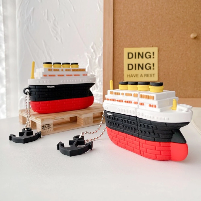 Cruise Ship Airpod Case Cover by Veasoon