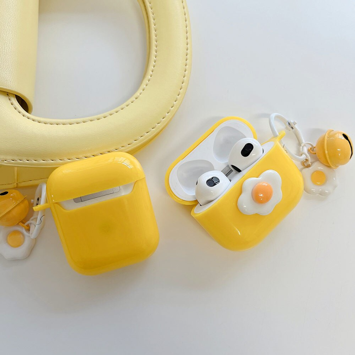 Fried Egg AirPods Case Cover by Veasoon