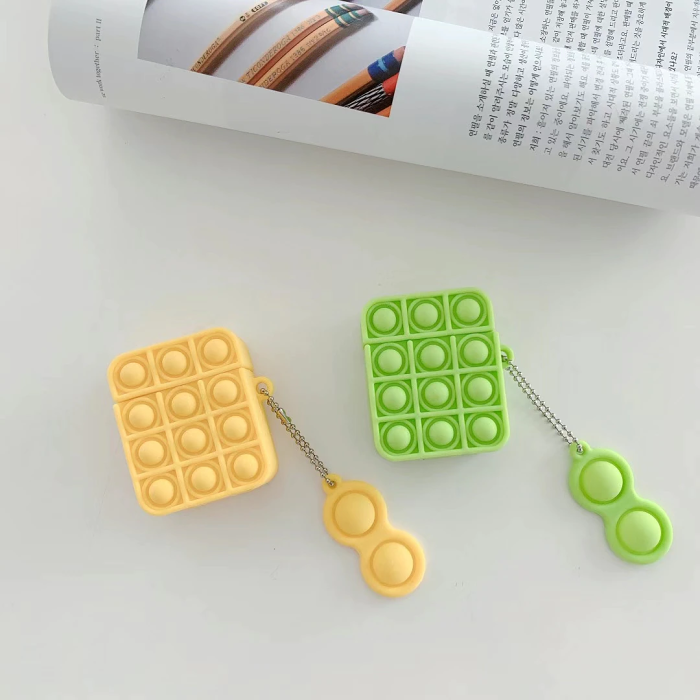 Bubble Wrap Fidget Texture Airpod Case Cover (10 Colours) by Veasoon