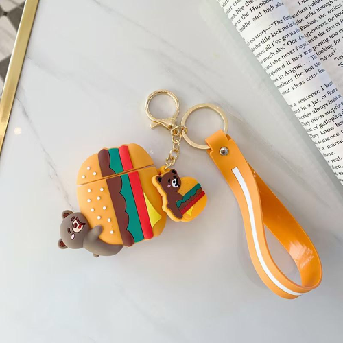 Hamburger Bear Airpod Case Cover by Veasoon