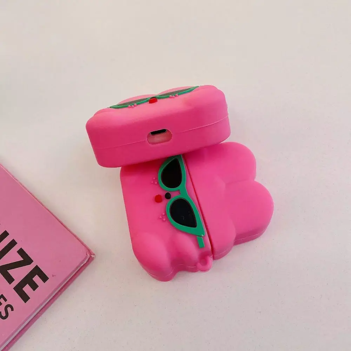 Hip 80s Bunny AirPod Case Cover (3 Colours) by Veasoon