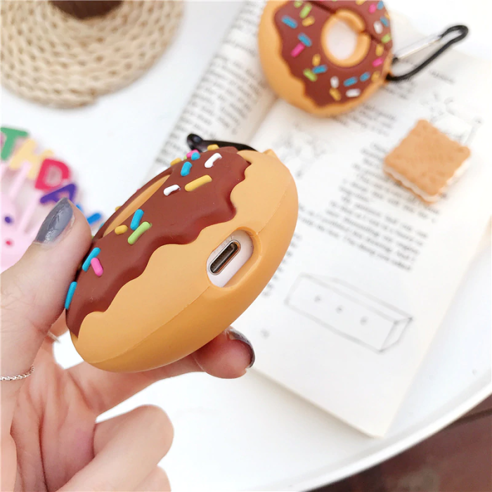 Sprinkled Donuts Airpod Case Cover by Veasoon