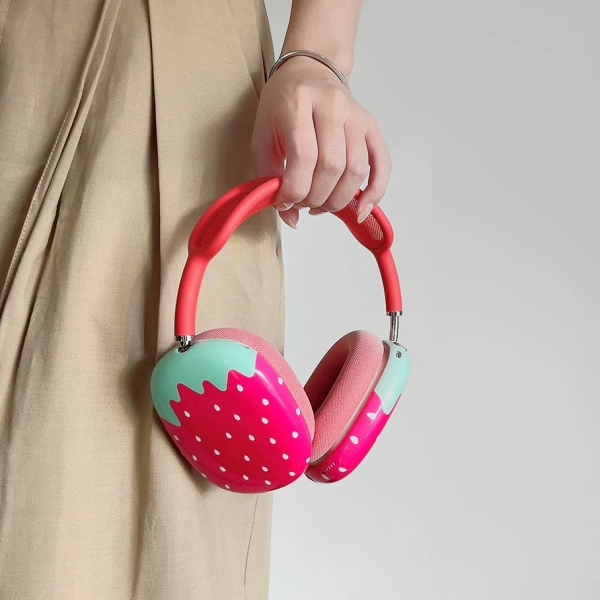 Strawberry Headphone Covers by Veasoon
