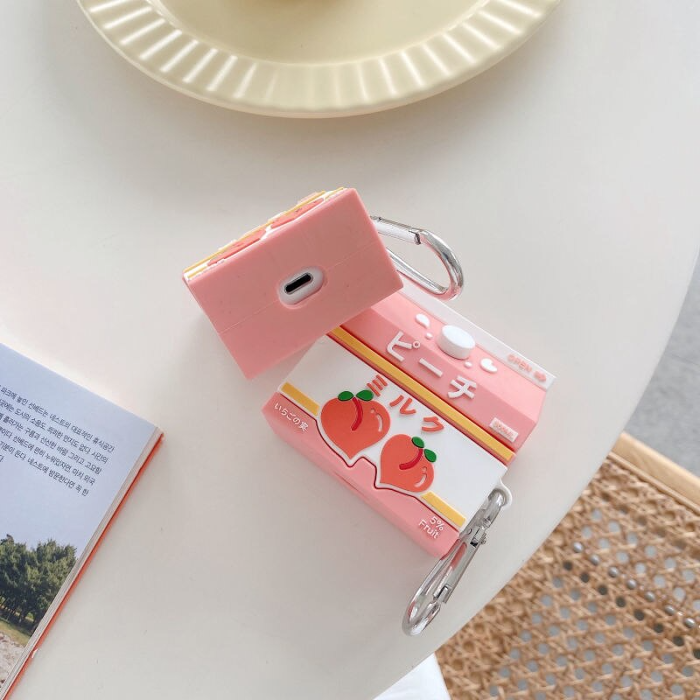 Peach Milk Airpod Case Cover by Veasoon