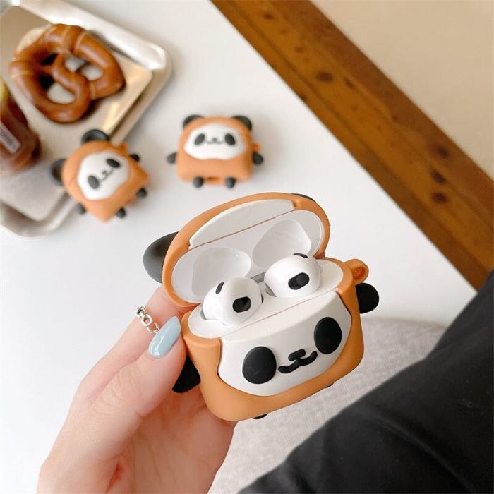 Cute Panda Biscuit Airpods Case (1&2&3&Pro) by Veasoon