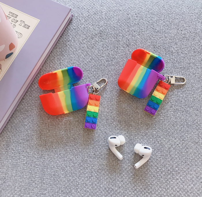 Rainbow Airpod Case Cover by Veasoon